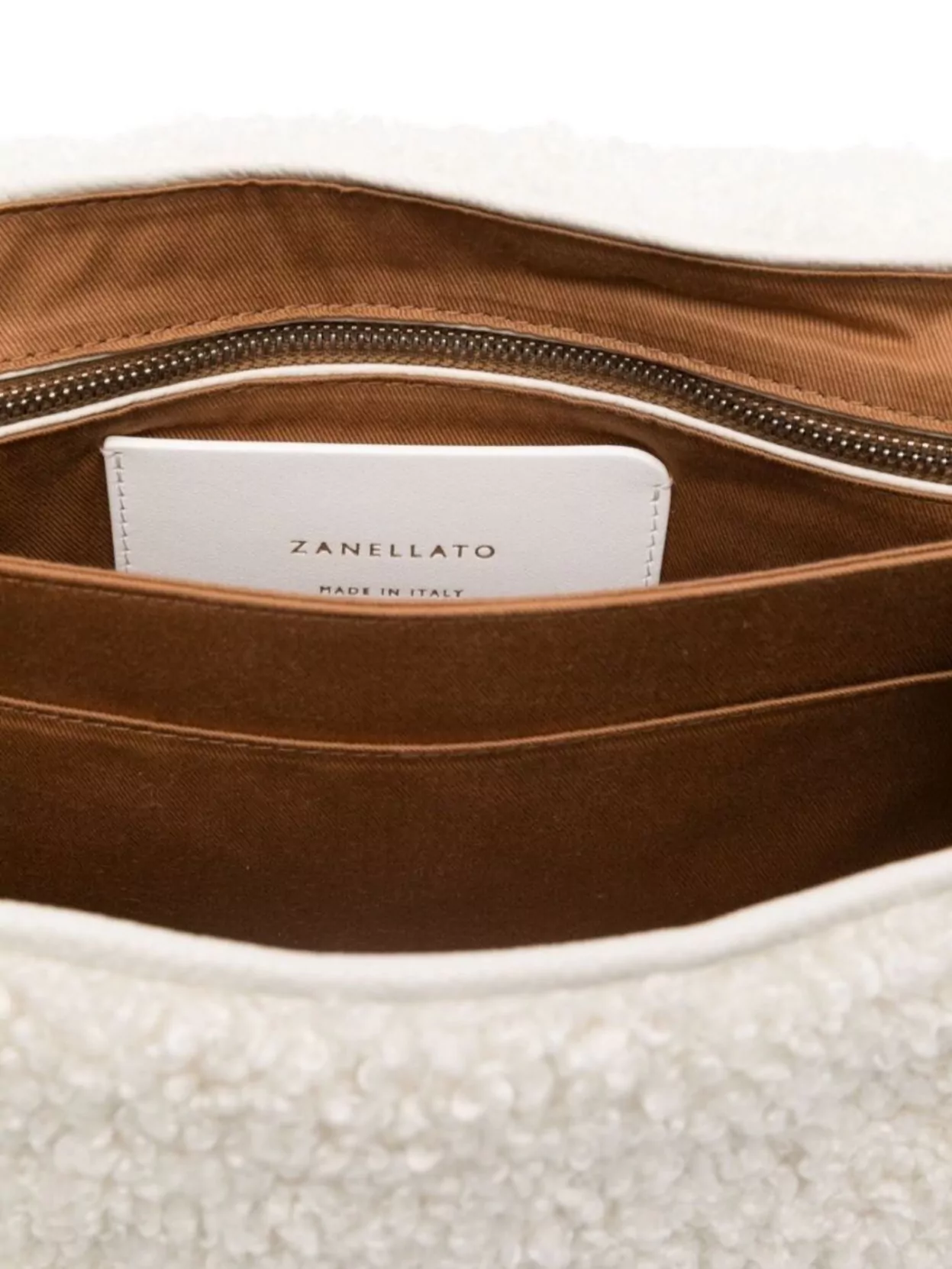 Zanellato Dolly Shearling Clutch Bag