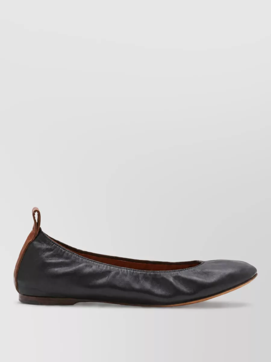 Lanvin Leather Ballerina Shoes