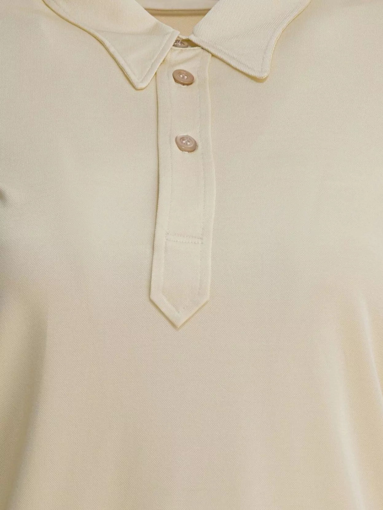 Maison Margiela Short Sleeve Polo Shirt Featuring Collar In Neutral