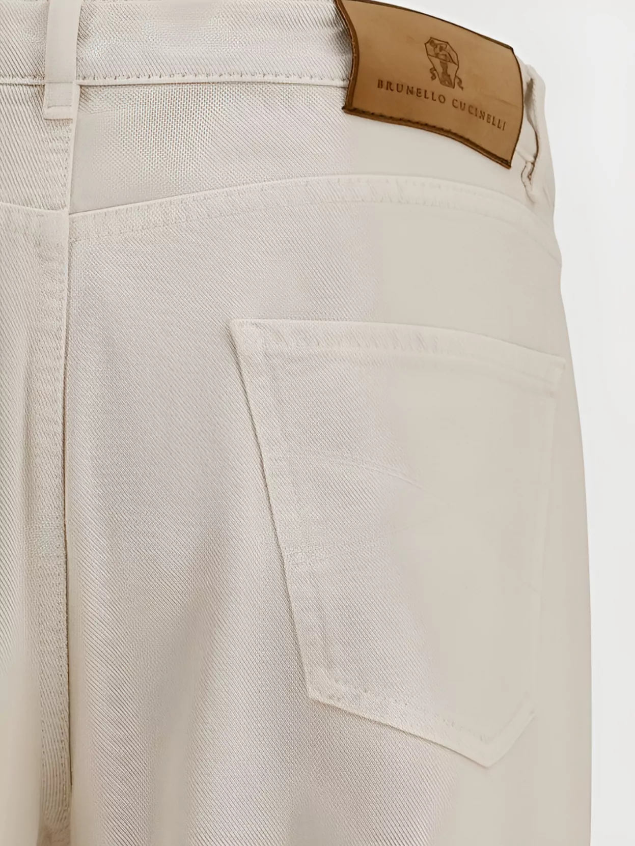 Brunello Cucinelli Comfortable Fit Dyed Jeans With Turn-Up Hems