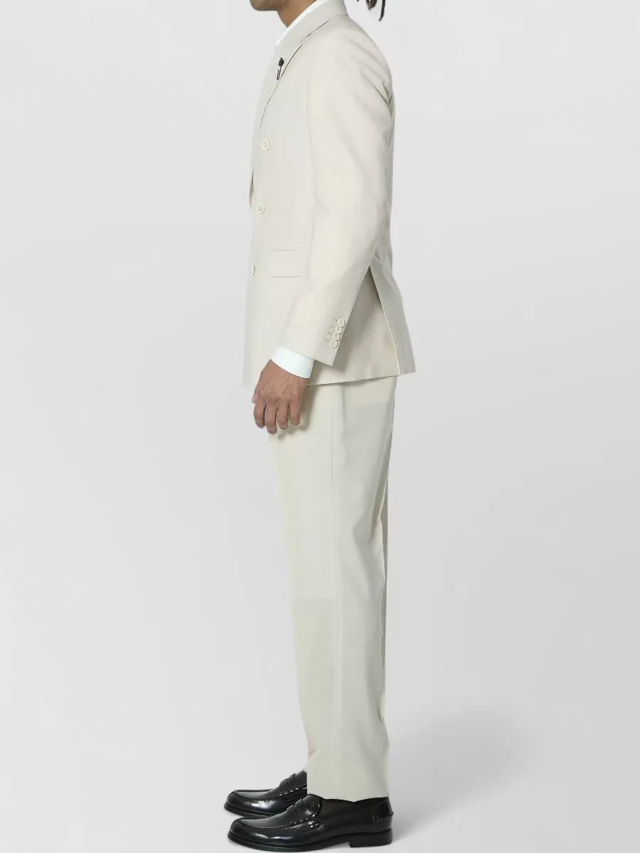 Lardini Virgin Wool Double-Breasted Suit