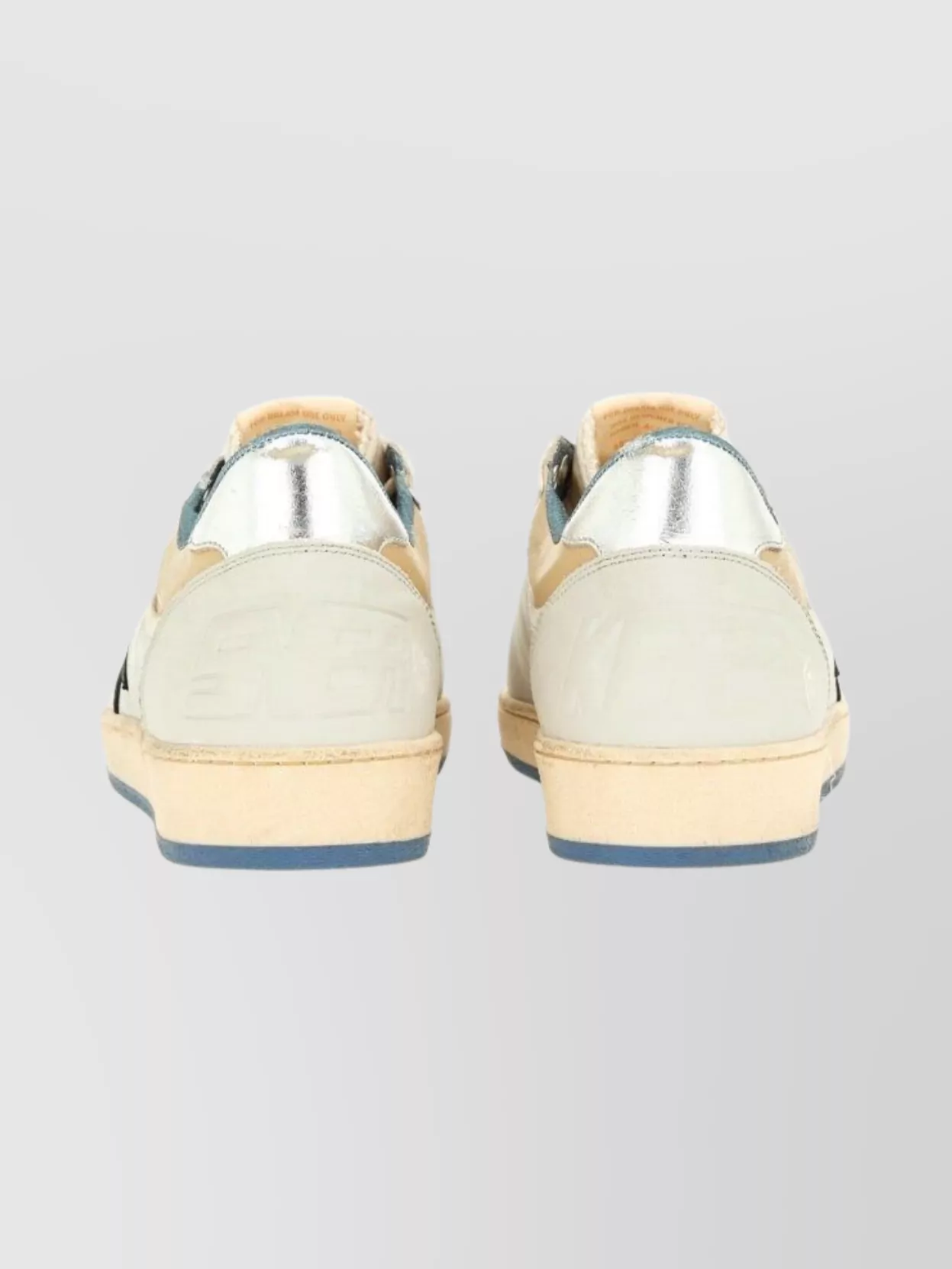 Golden Goose Metallic Star Perforated Contrast Sneakers