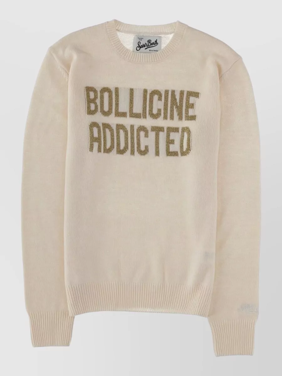 Mc2 Saint Barth Cashmere Jersey Sweatshirt