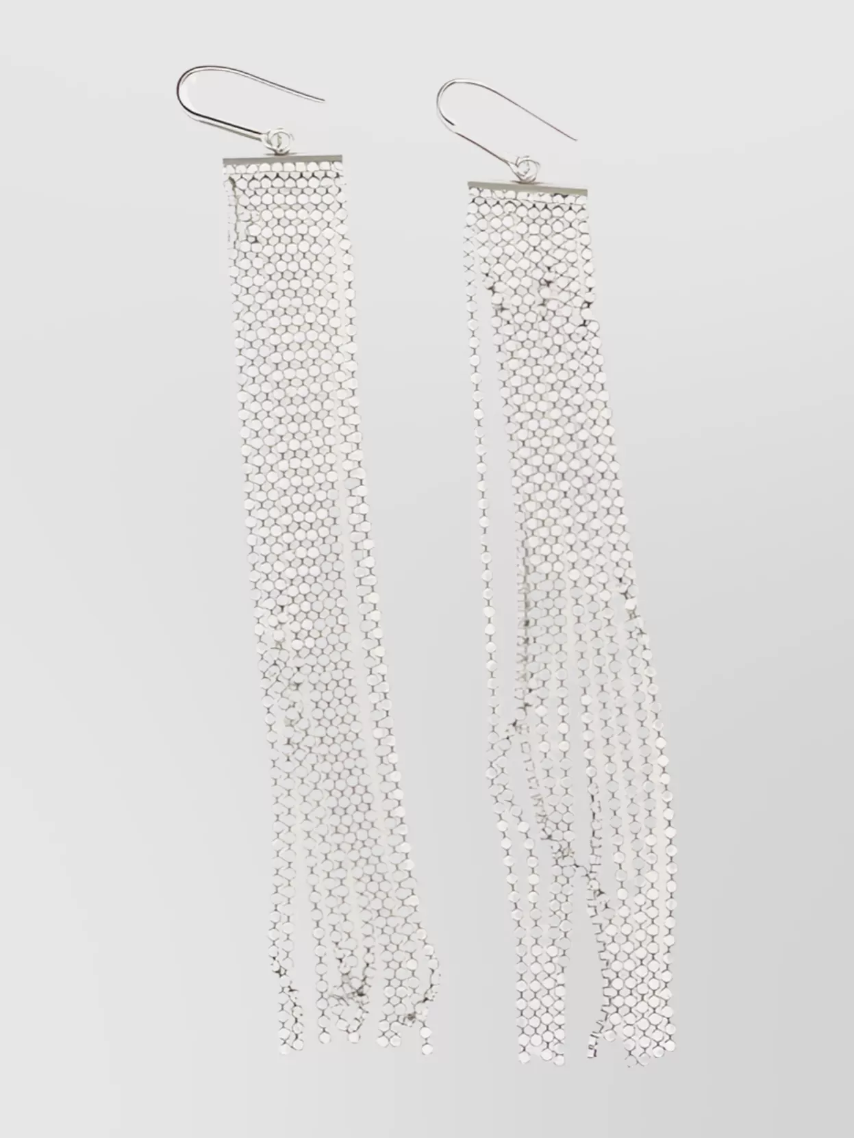 Shop Isabel Marant Tassel Chain Crystal Embellished Earrings