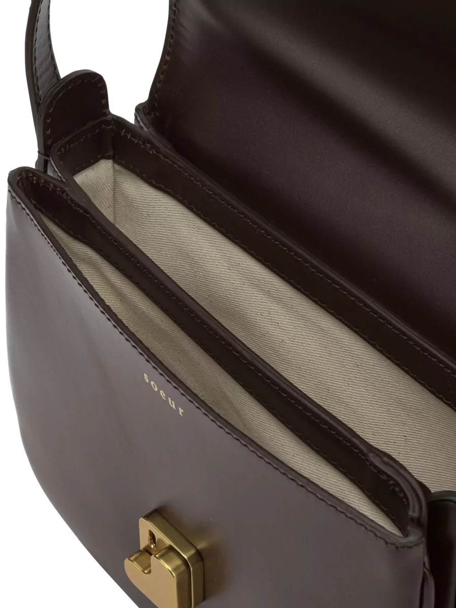 Soeur Leather Small Crossbody Bag