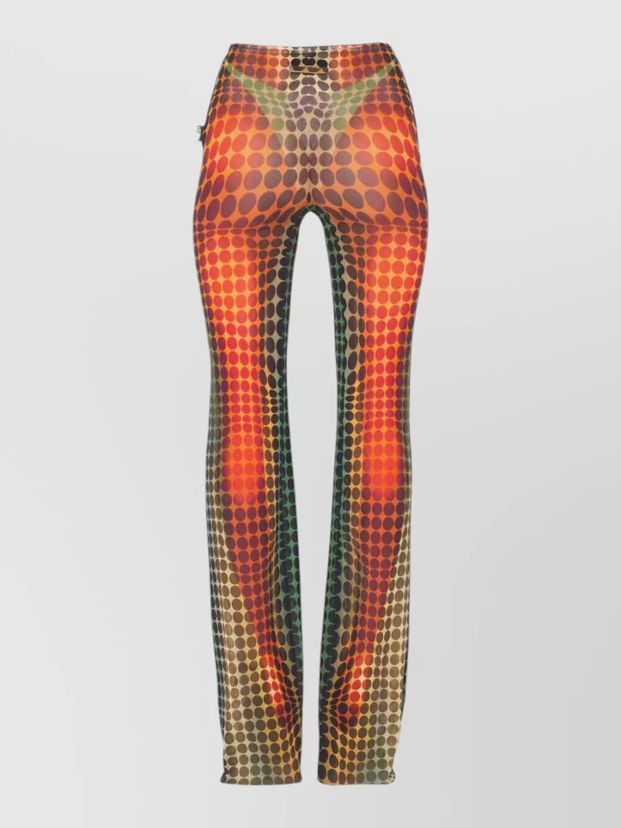 Jean Paul Gaultier Reedition High Waist Flare Trousers Stretch