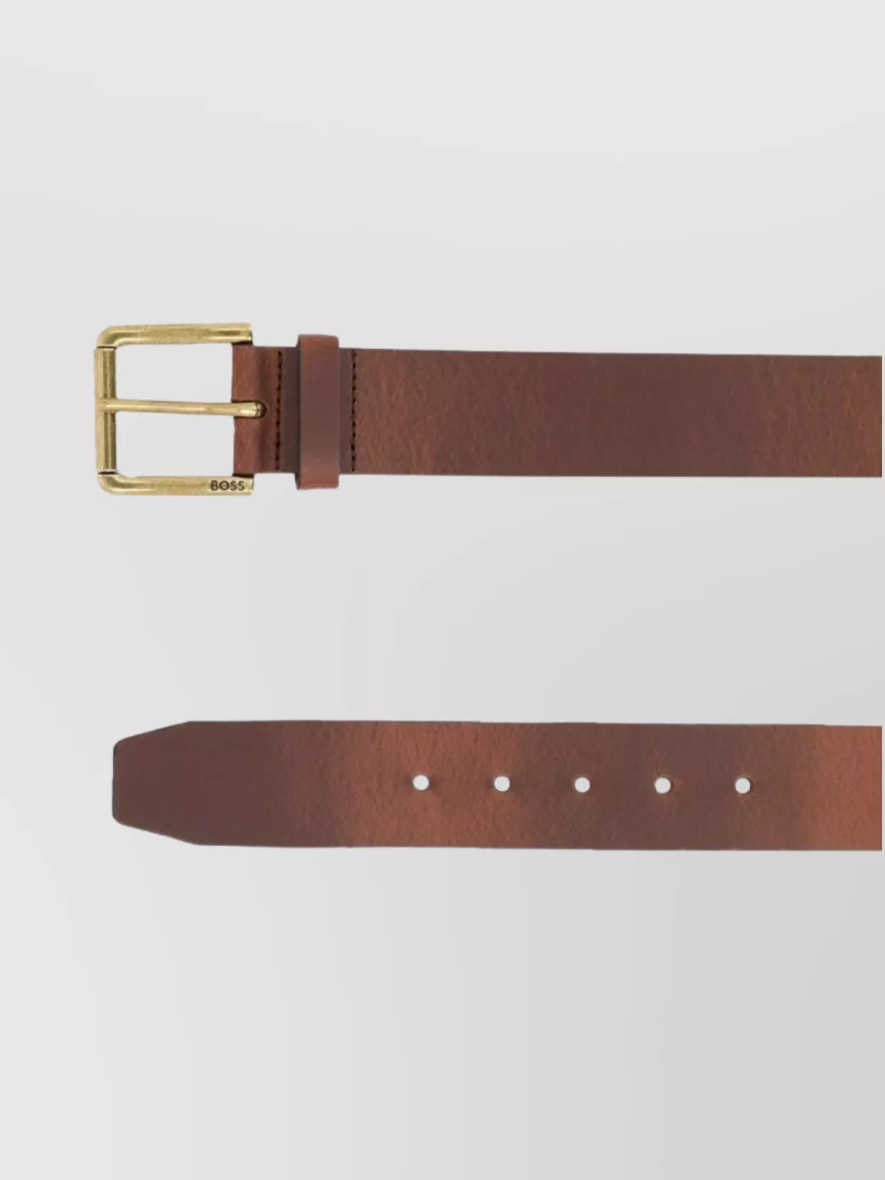 Boss Adjustable Belt Gold-Tone Buckle