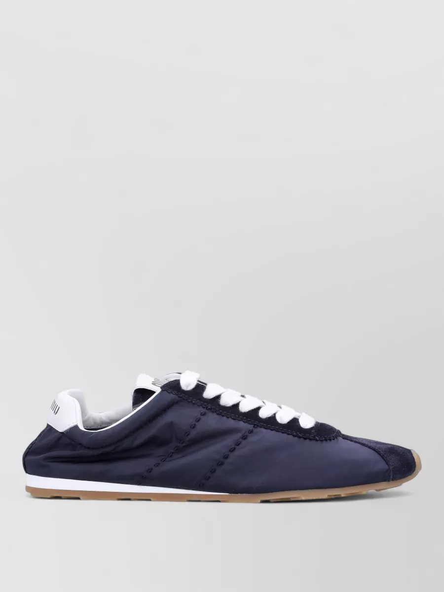 Miu Miu Plume Low Top Sneakers Technical Fabric