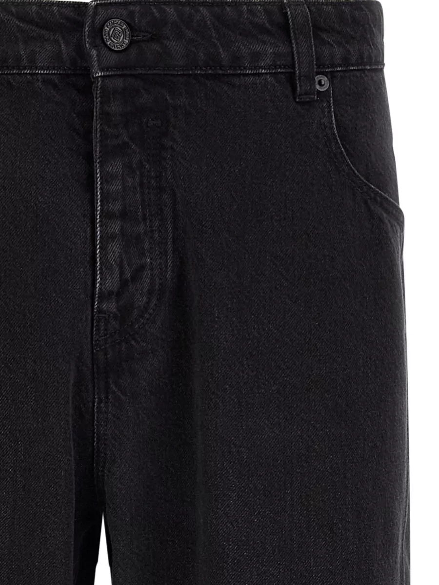 Balmain Denim Straight-Leg Jeans