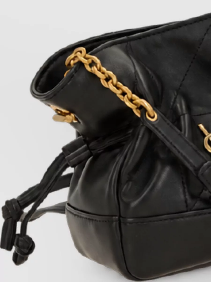 Saint Laurent Jamie Mini Lambskin Bucket Bag