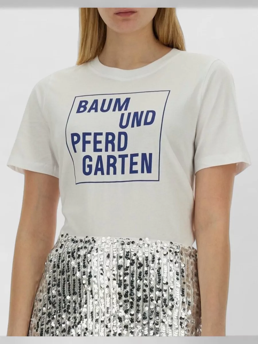 Baum Und Pferdgarten Printed T-Shirt
