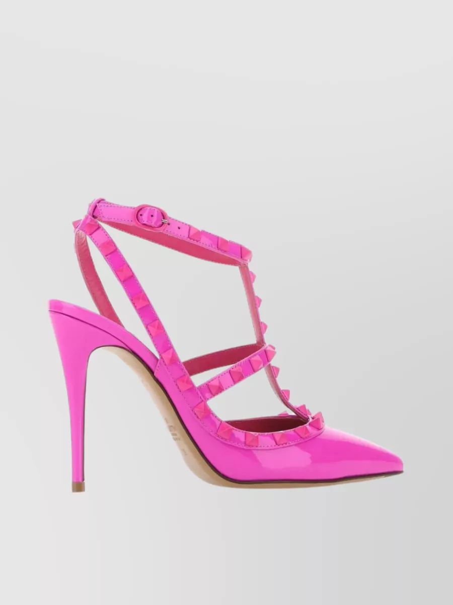 Valentino Garavani Metal Studs Strappy Stiletto Pumps