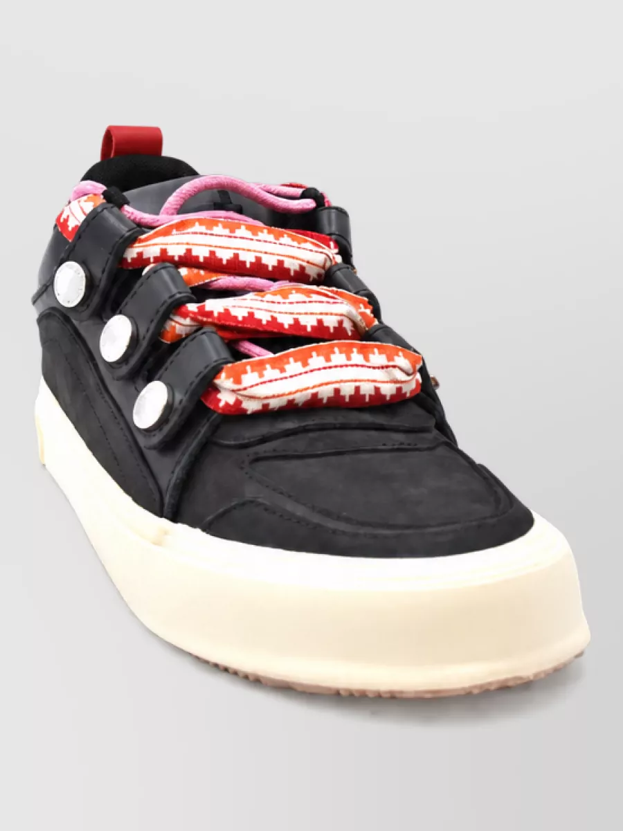 Marcelo Burlon leather low-top sneakers