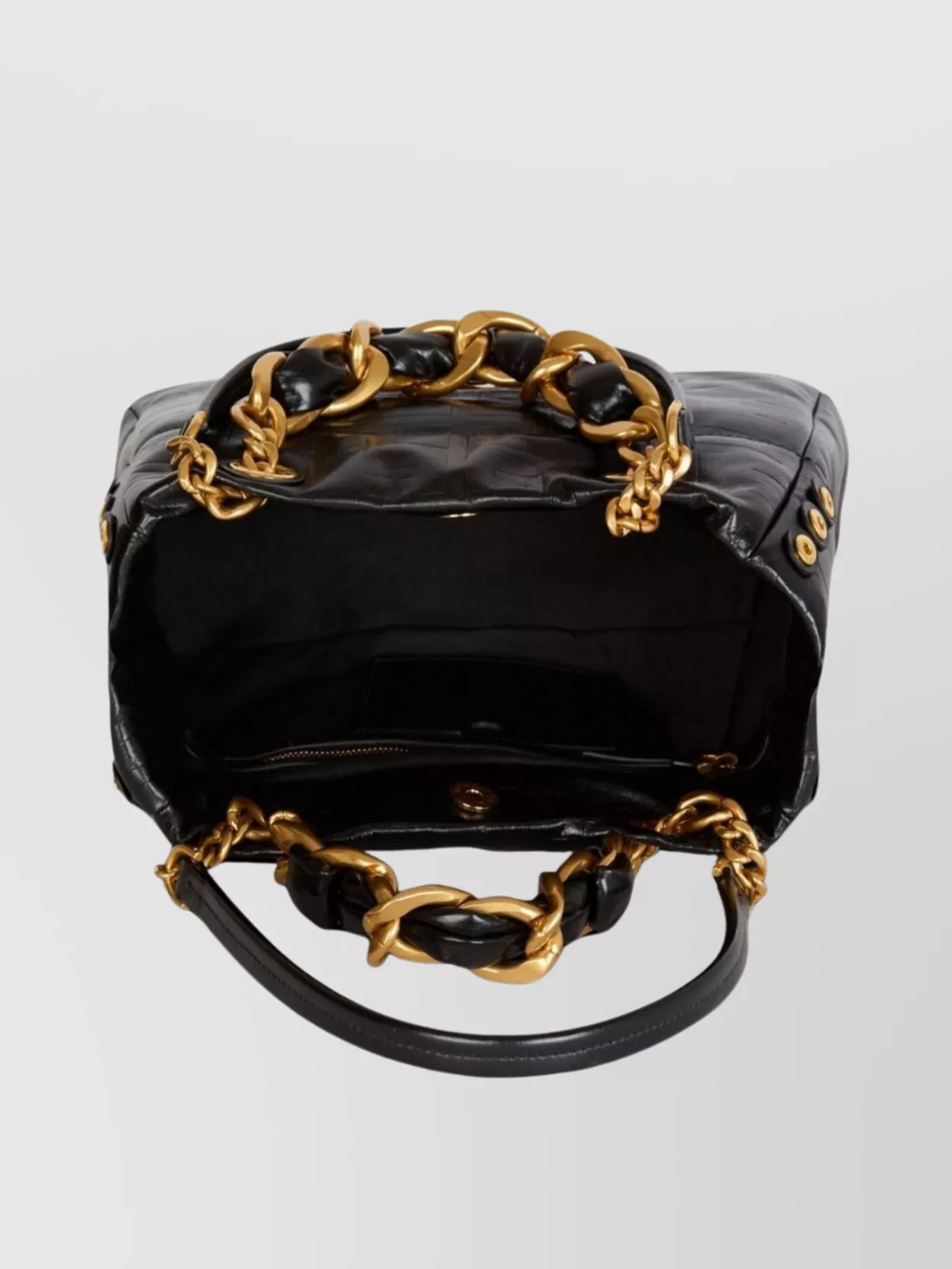 Balmain Monogram Eyelet Tote Bag