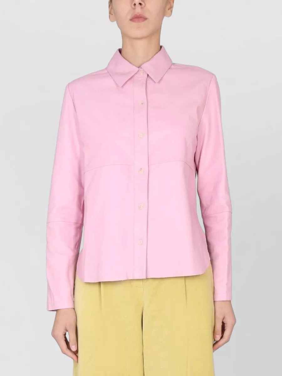 Alysi Leather Shirt