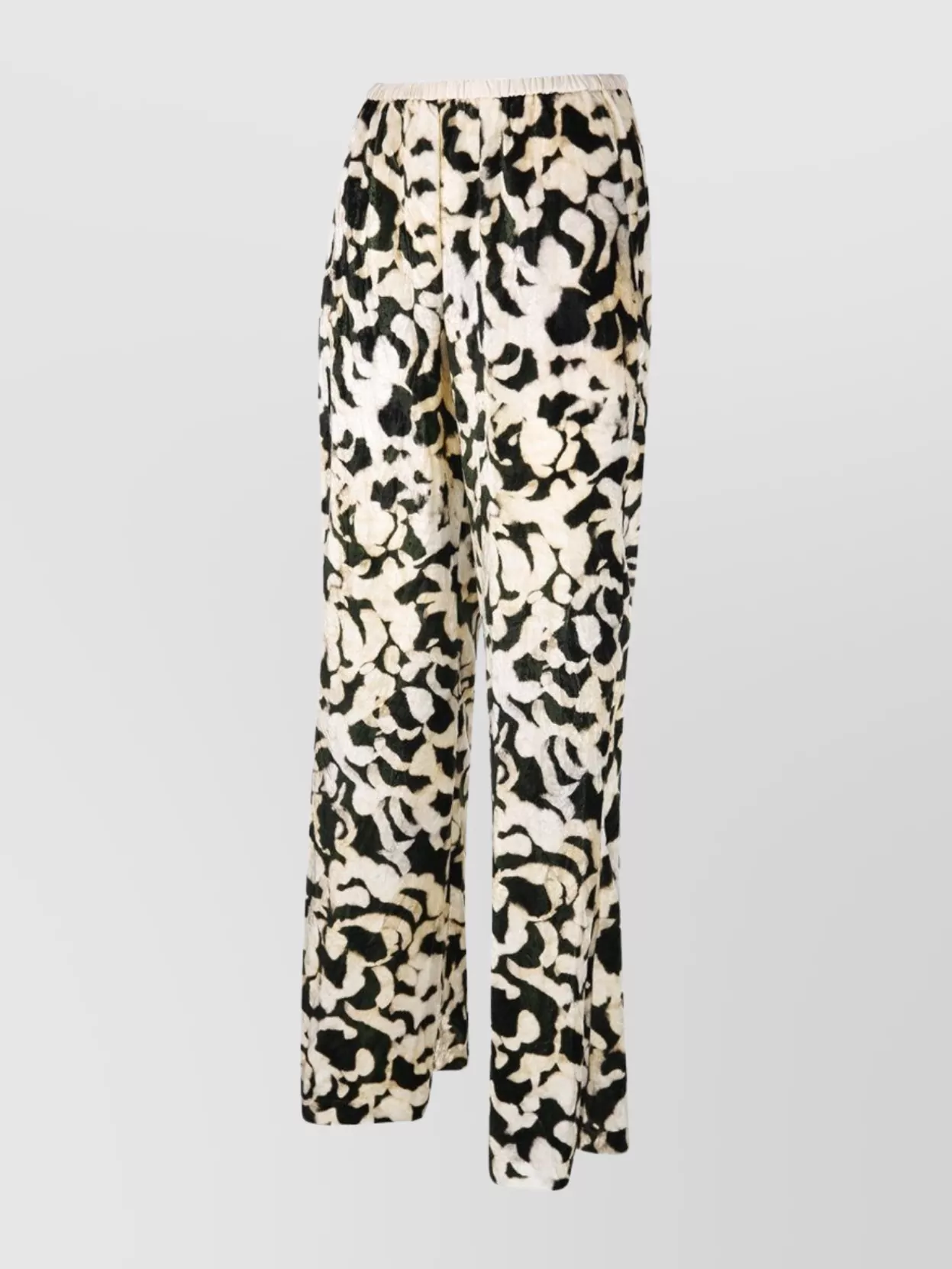Shop Forte Forte Alchemy Abstract Pattern Flared Pant