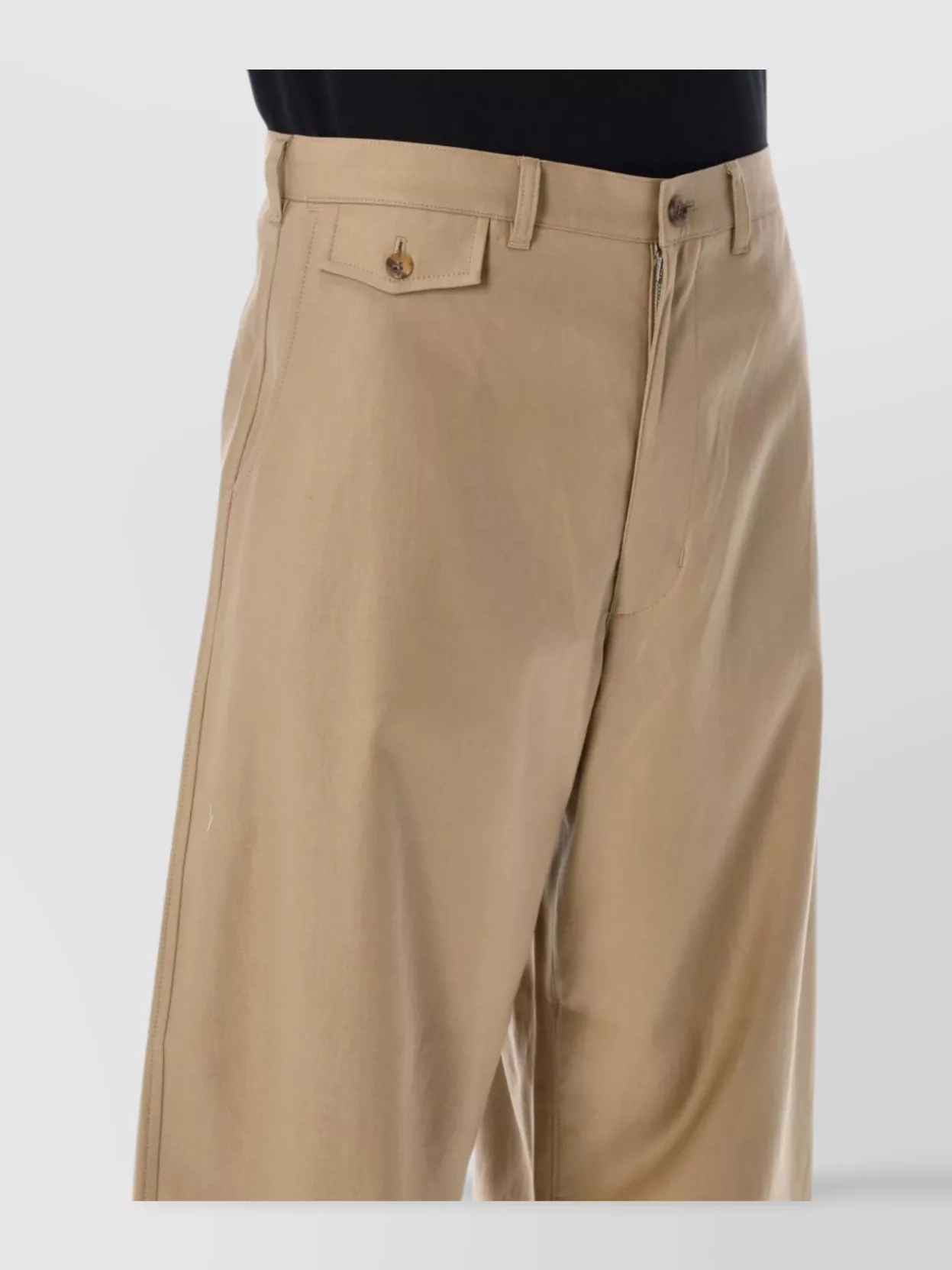 Comme Des Garçons Homme Wide Leg Trousers Featuring Pockets