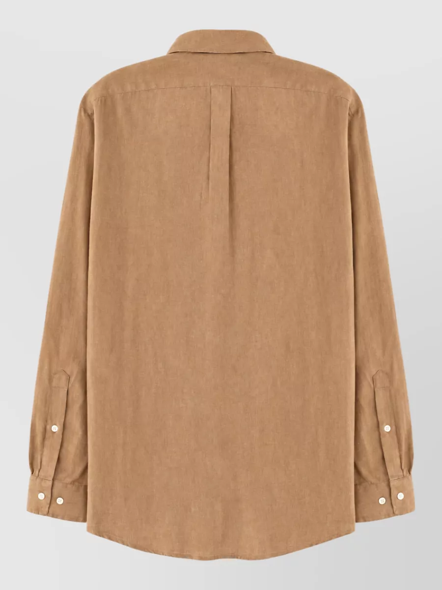 Polo Ralph Lauren Logo Shirt Button Down Collar Long Sleeves