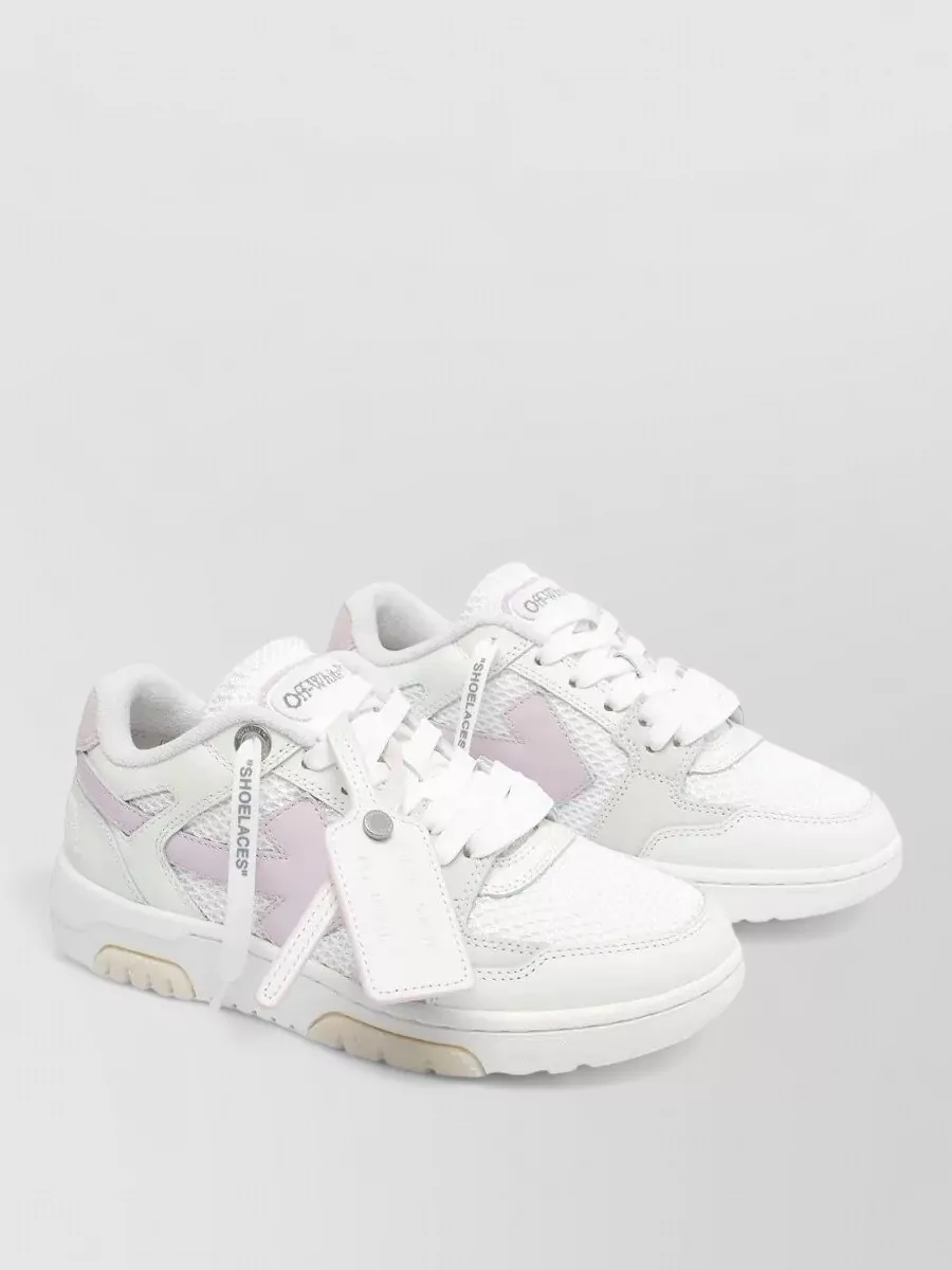 Off-White leather slim out of office low-top sneakers