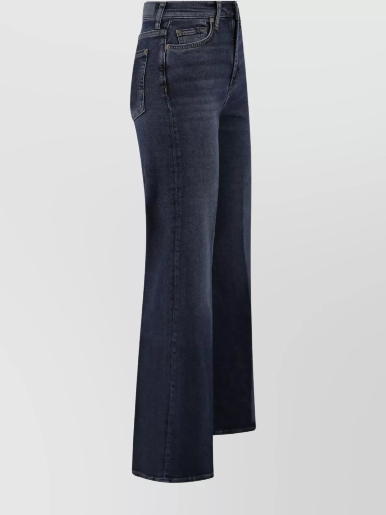 7 For All Mankind Wide Leg High Waist Jeans