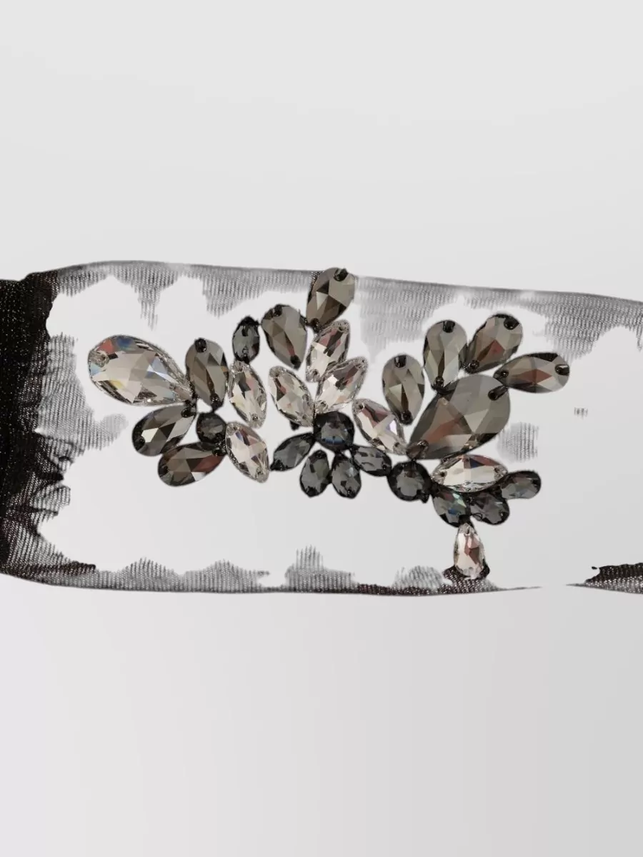 Dolce&Gabbana Crystal Embellished Ankle Socks