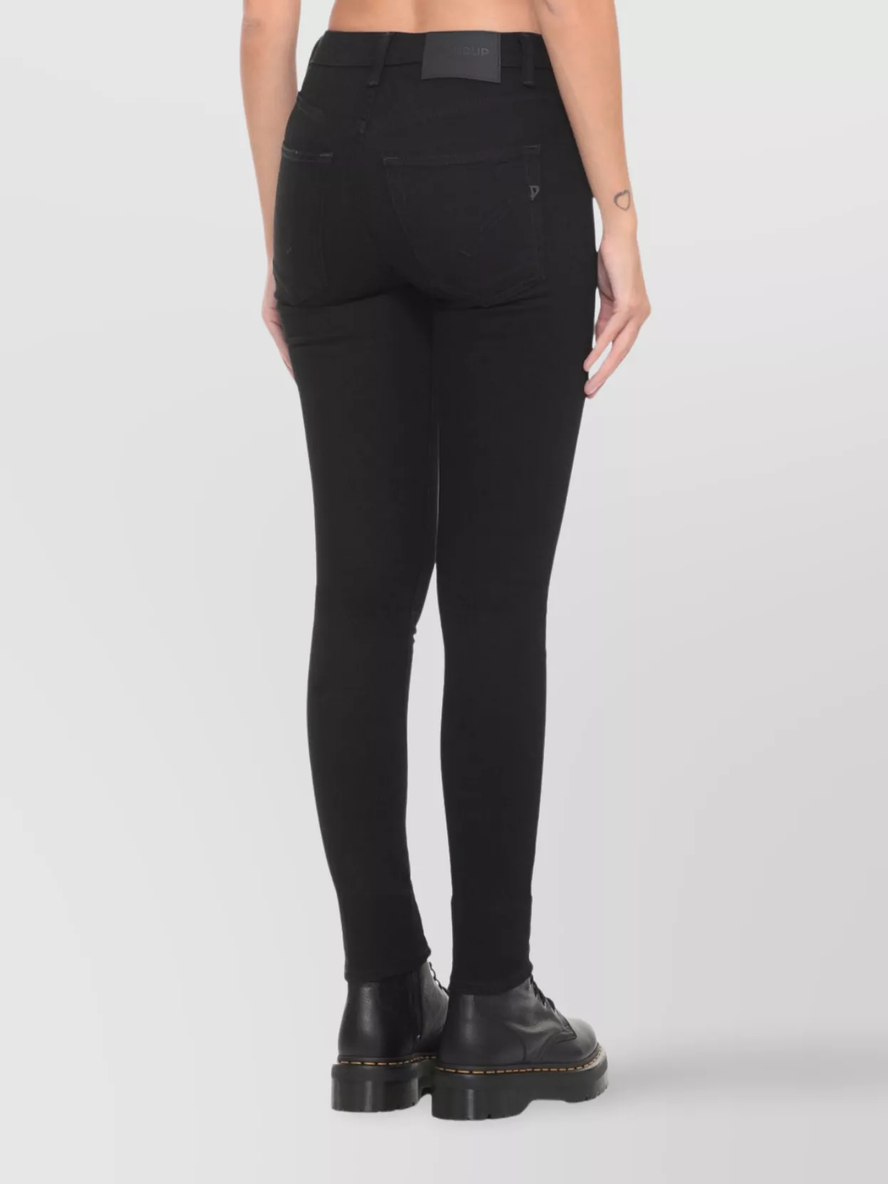 Dondup Tailored Skinny Fit Cotton Trousers