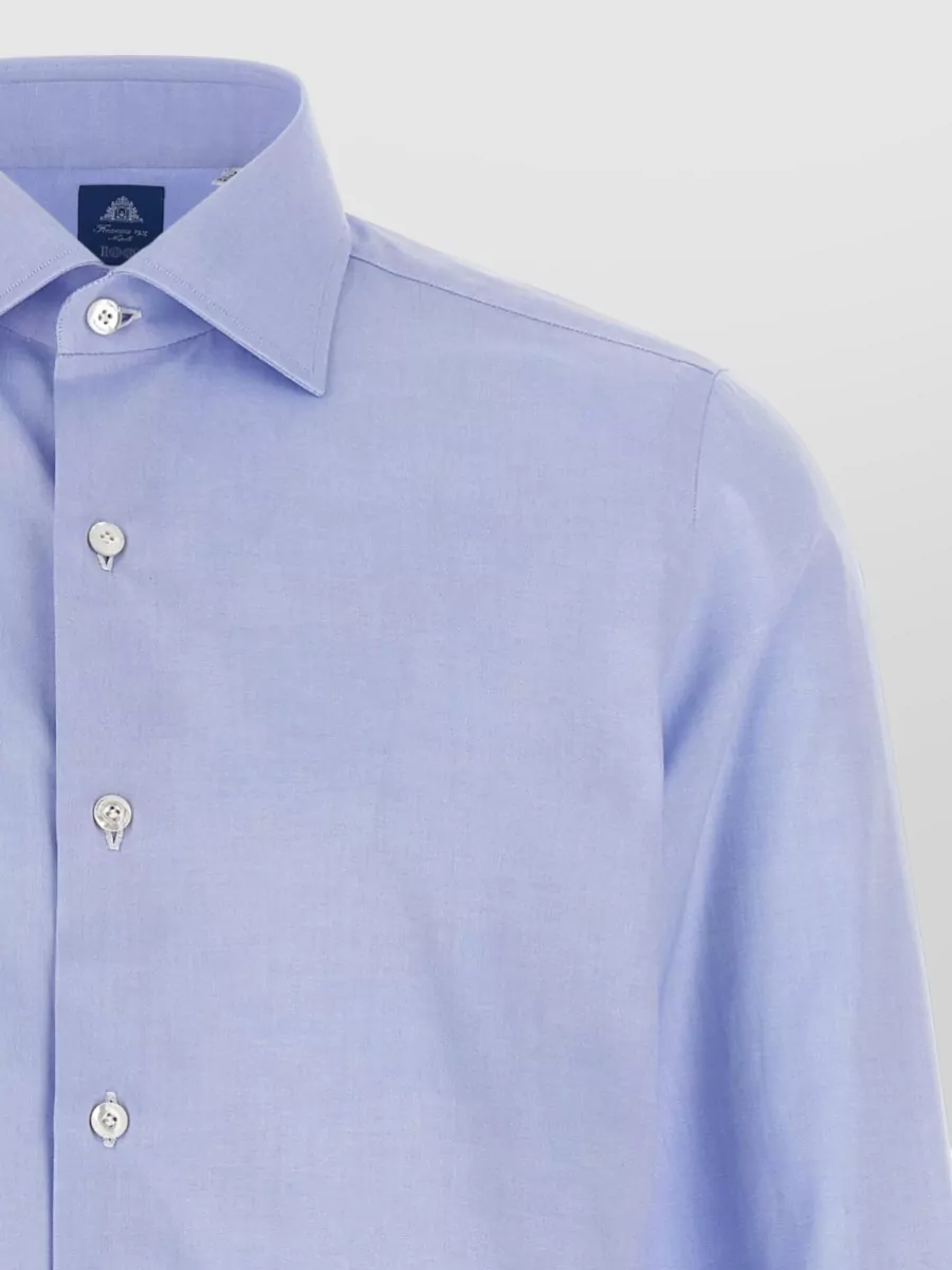 Finamore Cotton Long-Sleeve Shirt