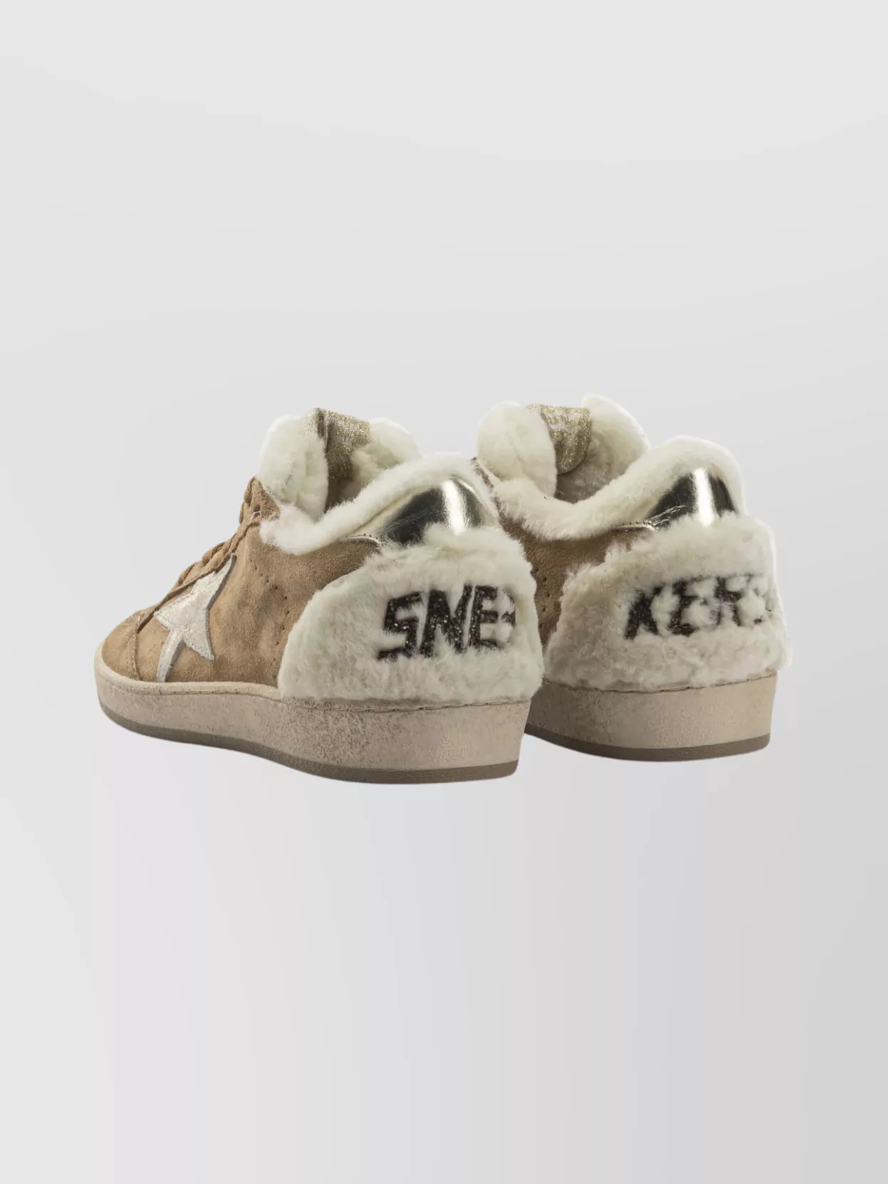 Golden Goose Star Ball Sneakers Metallic Detail