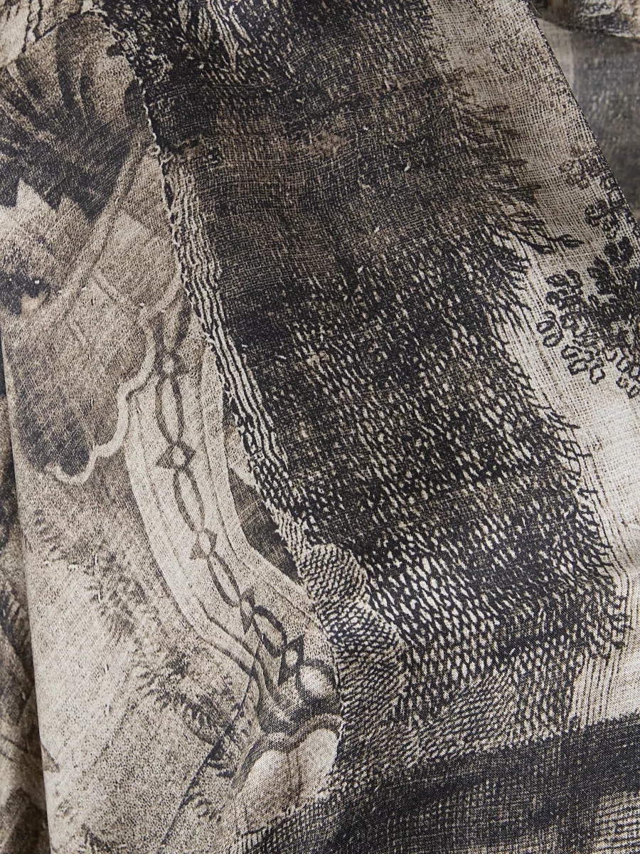 Pierre Louise Mascia Mutka Dress V Neckline 34 Sleeves In Multi