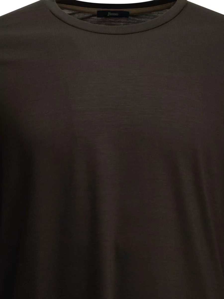 Herno Wool Round-Neck T-Shirt