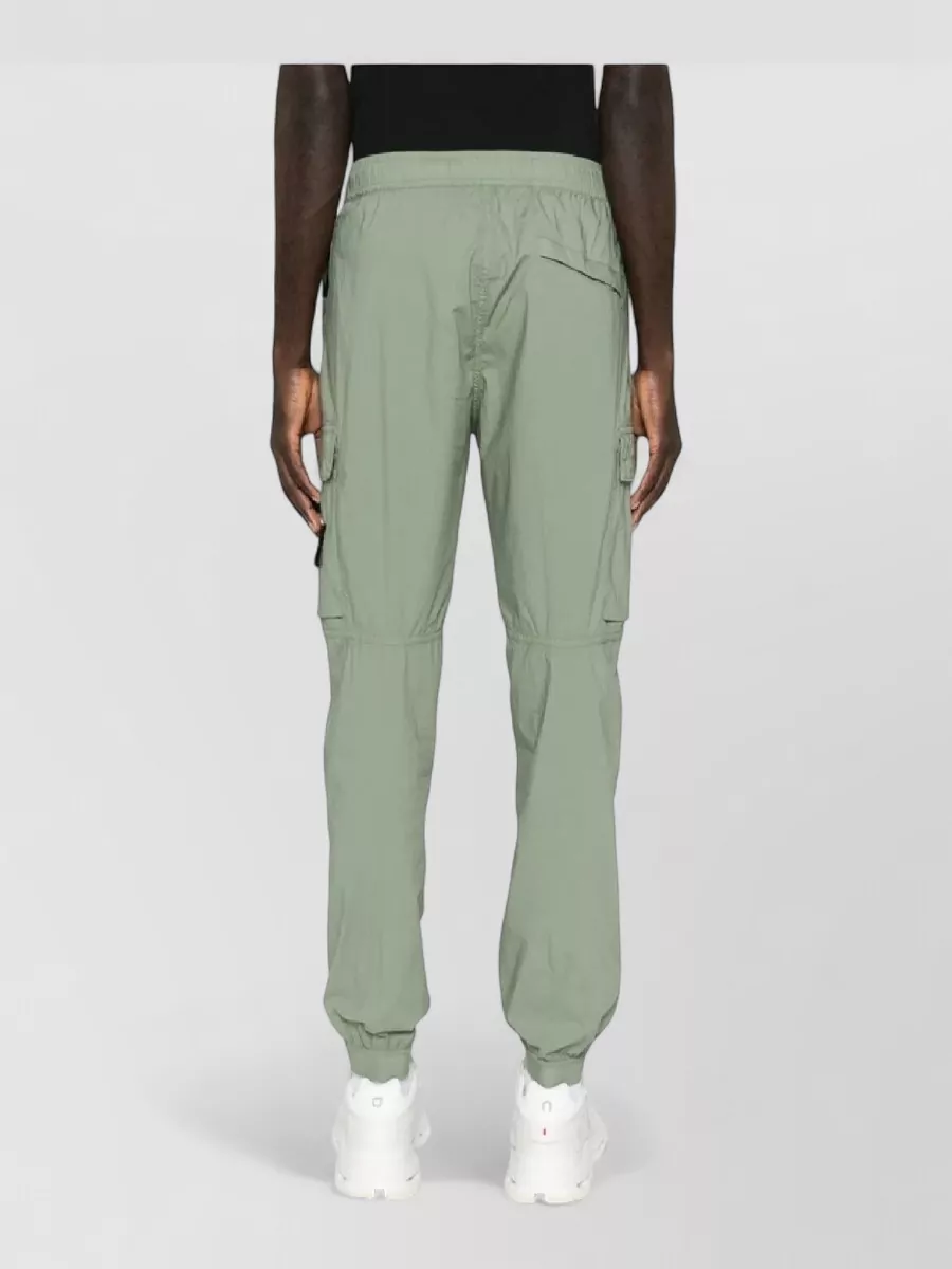 Stone Island Regular Tapered Trousers Cargo Pockets Elastic
