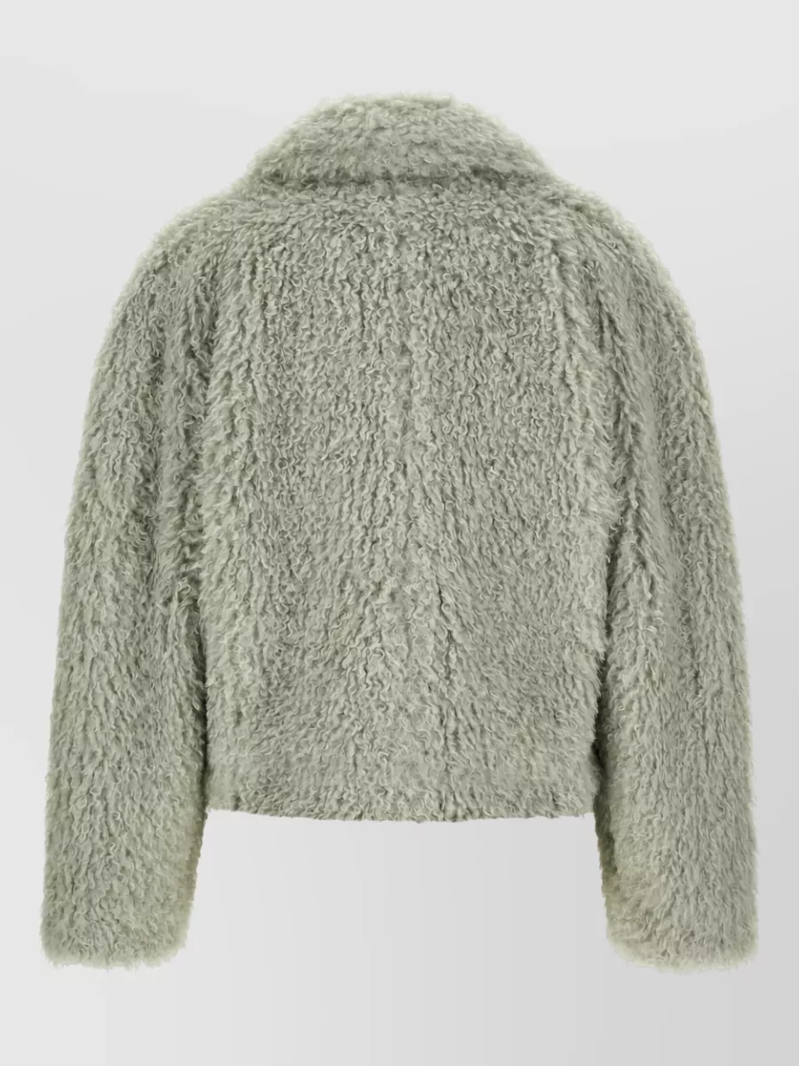 Vince Cropped Faux Fur Jacket