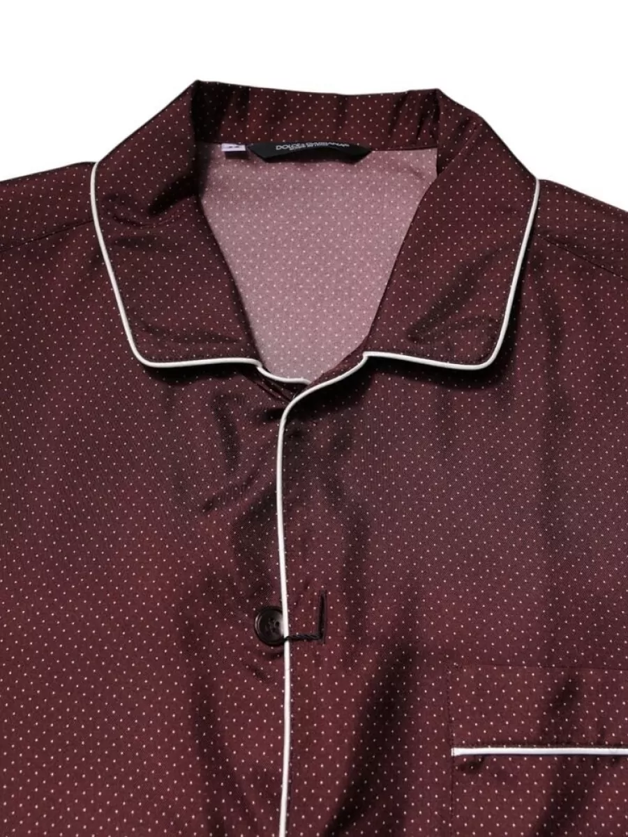 Dolce&Gabbana Silk Long Sleeve Printed Shirt