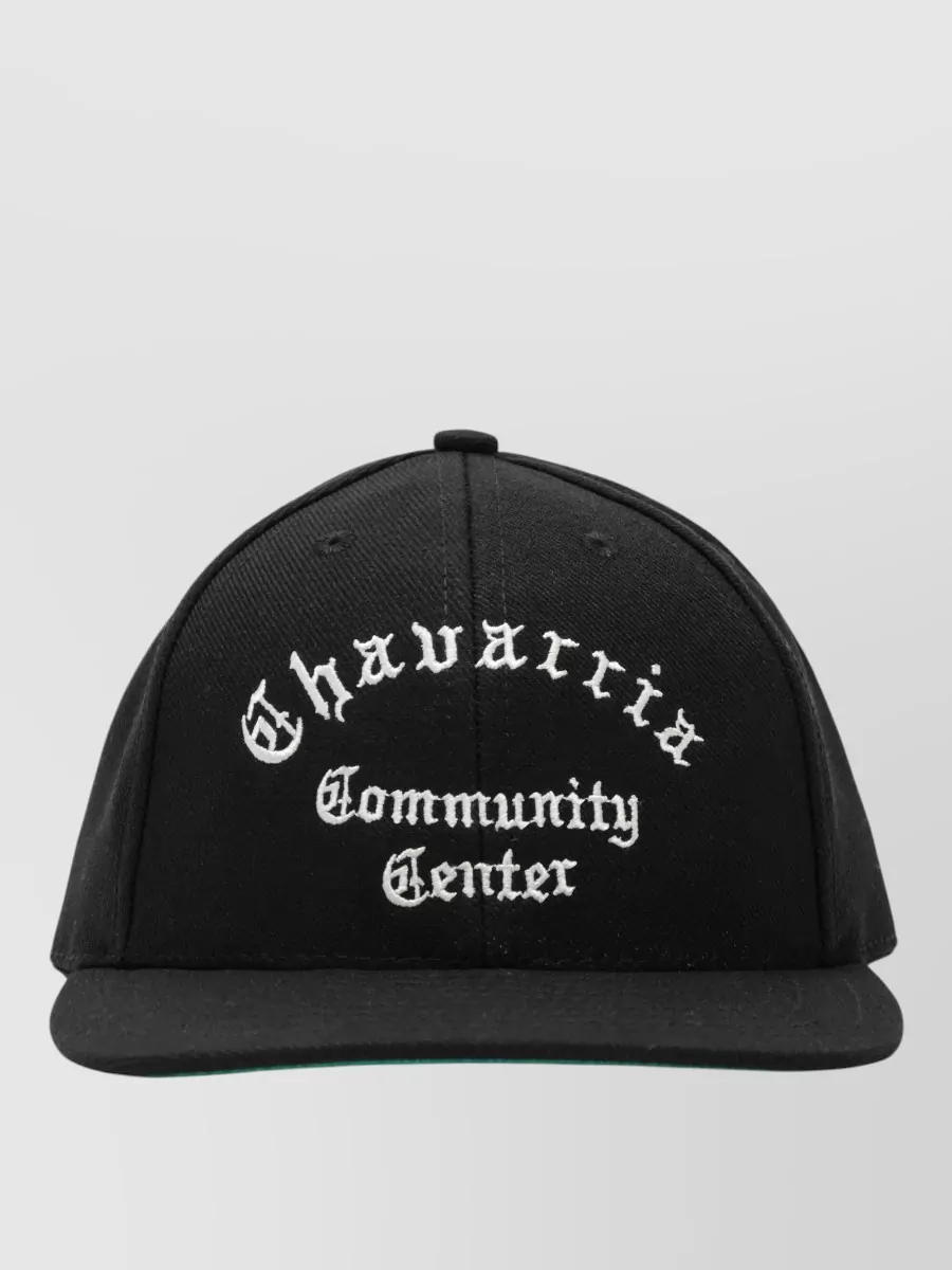 Willy Chavarria embroidered logo baseball cap