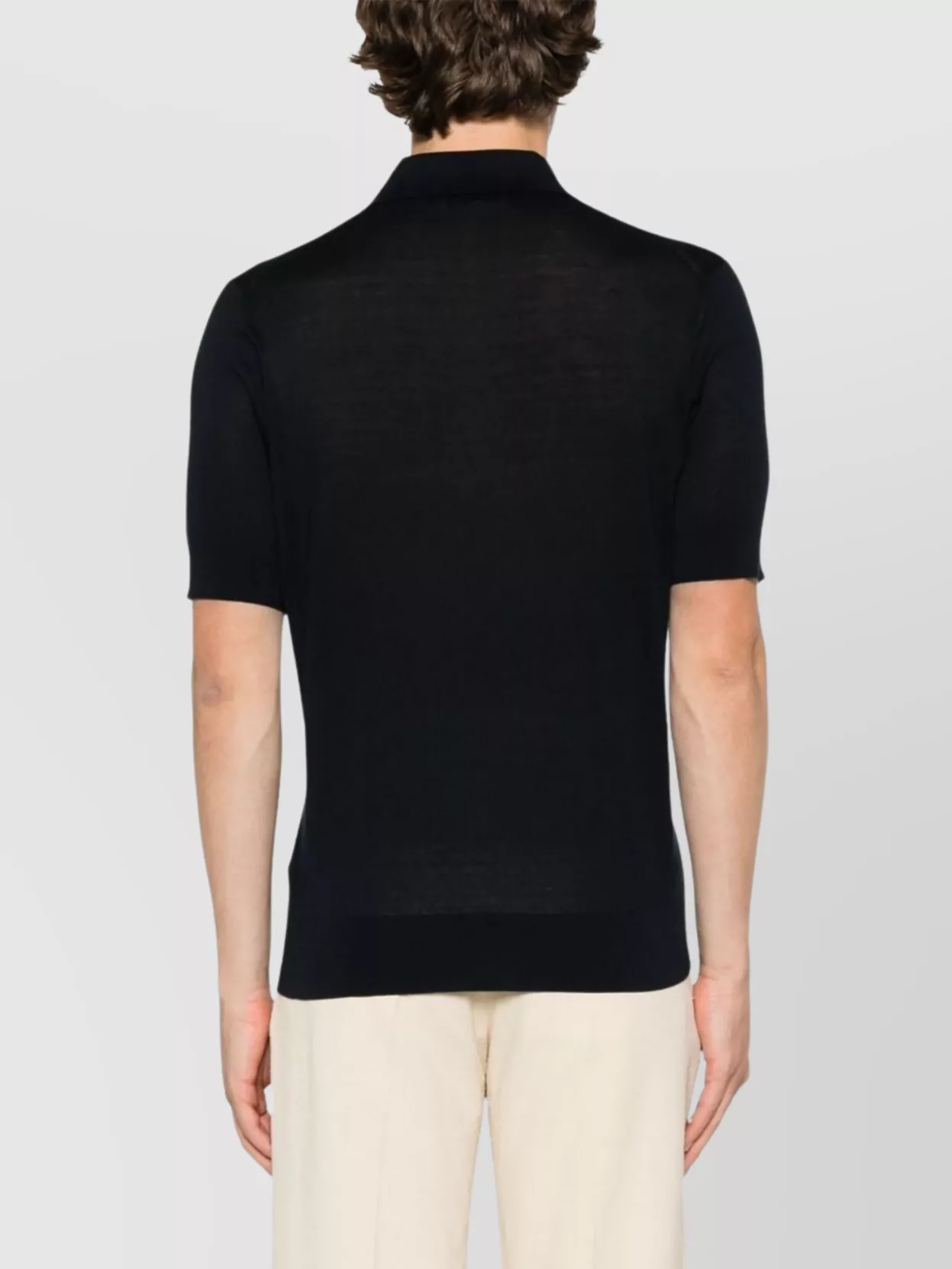 Brunello Cucinelli Short Sleeves Polo Collar Ribbed Cuffs