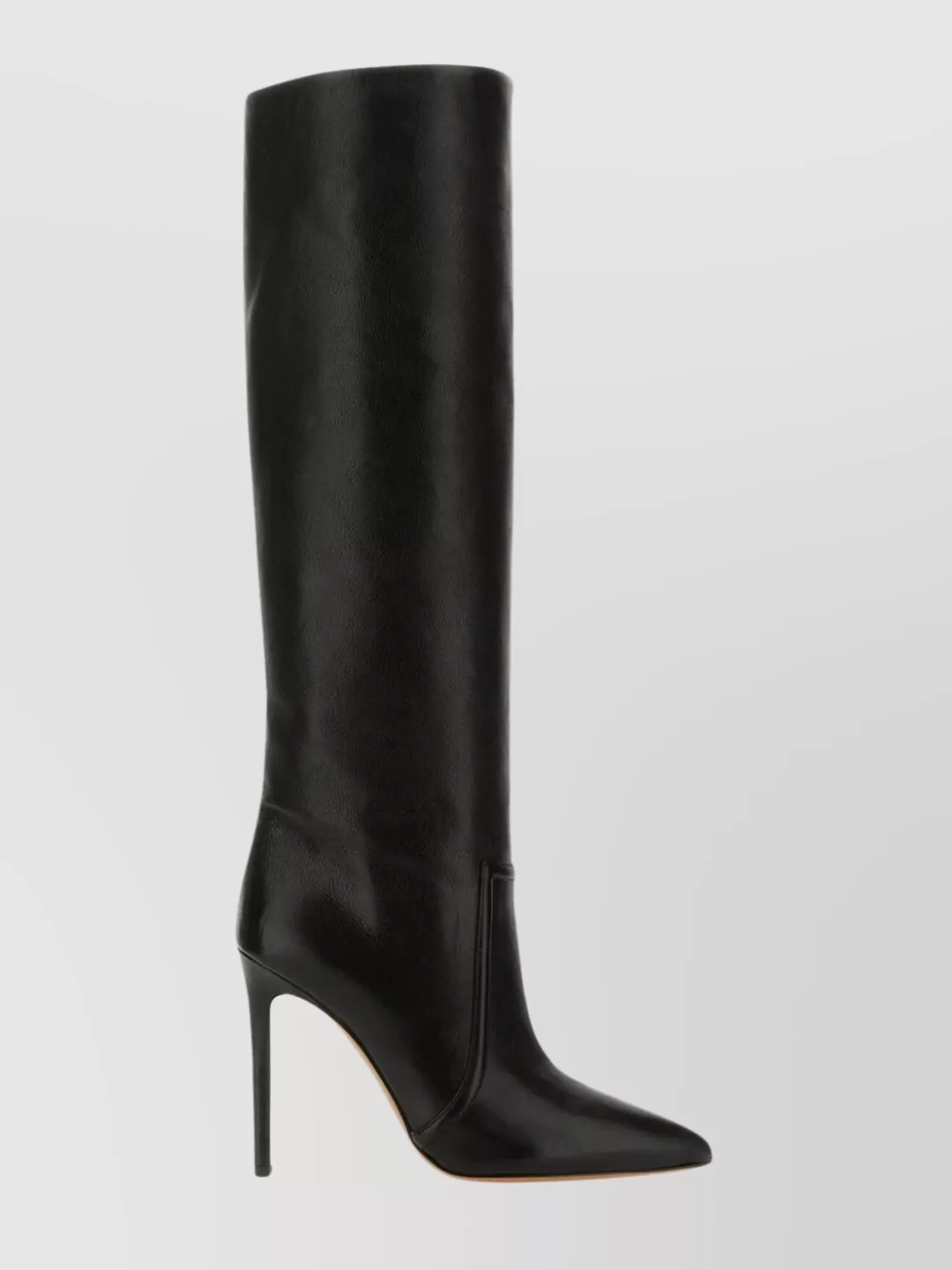 Shop Paris Texas Italian Heel Pointed Toe Stiletto Knee Length Smooth Leather Boots