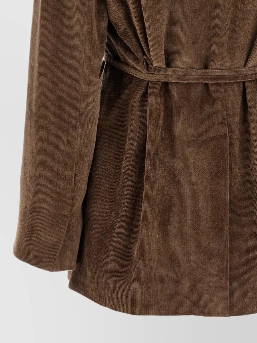 Brunello Cucinelli Cashmere-Blend Microribbed Single-Breasted Blazer