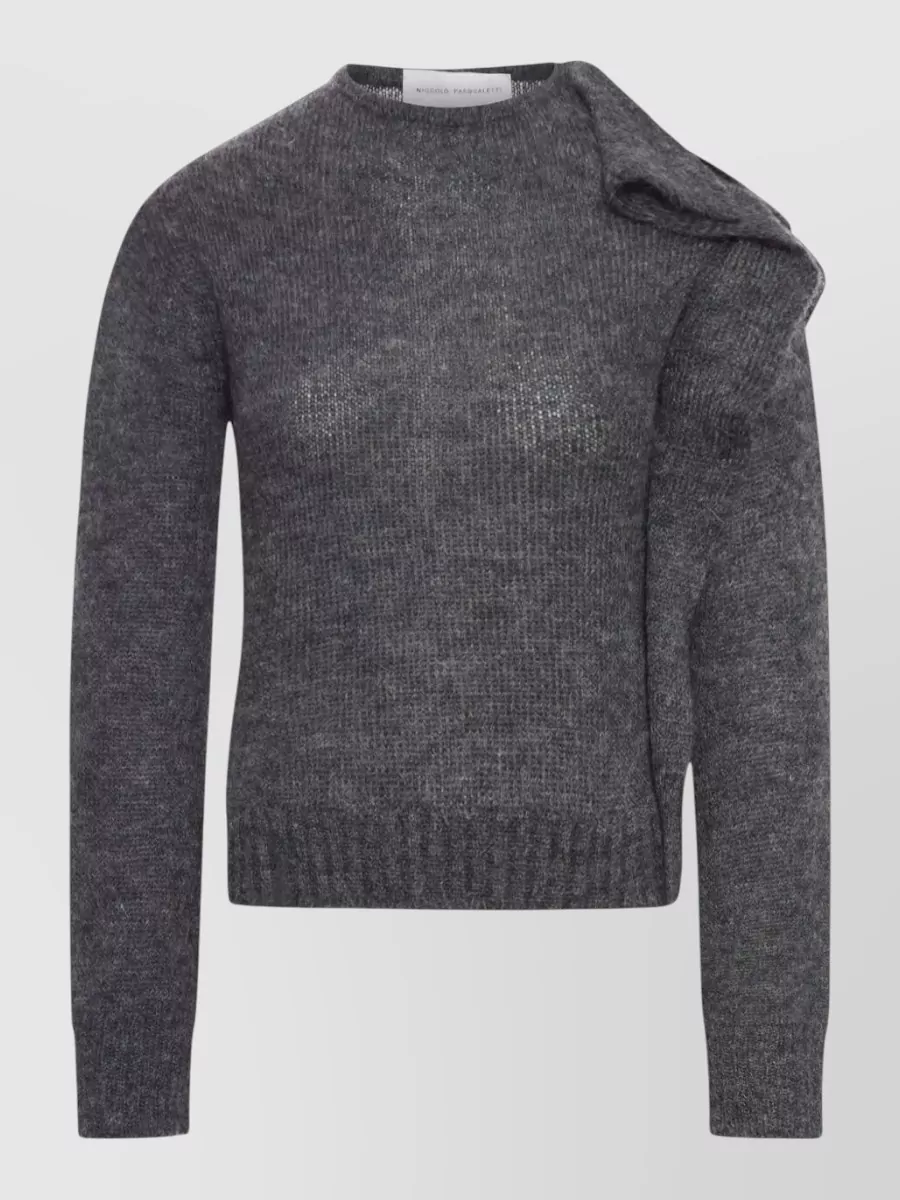 Niccolò Pasqualetti mohair ruffled long-sleeve jumper