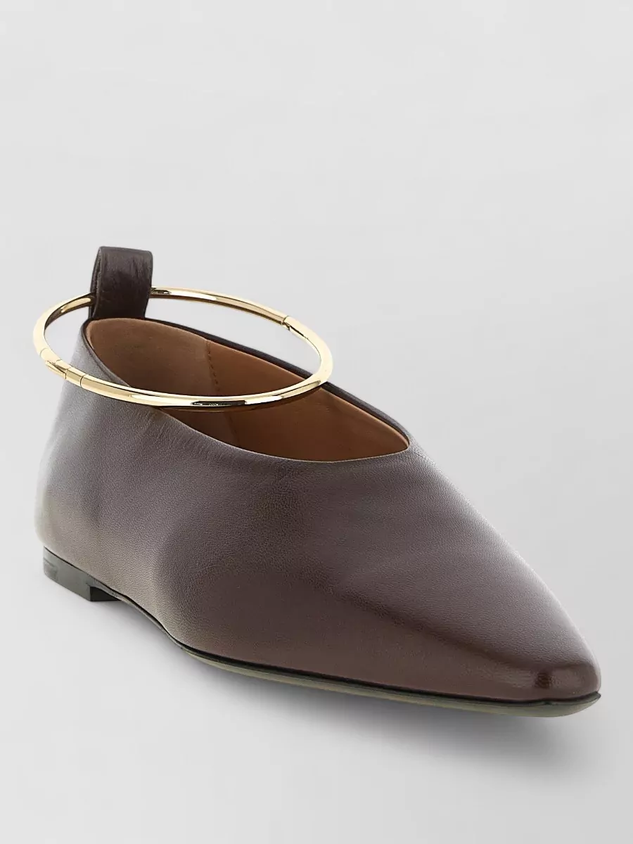 Jil Sander Leather Ballet Flats