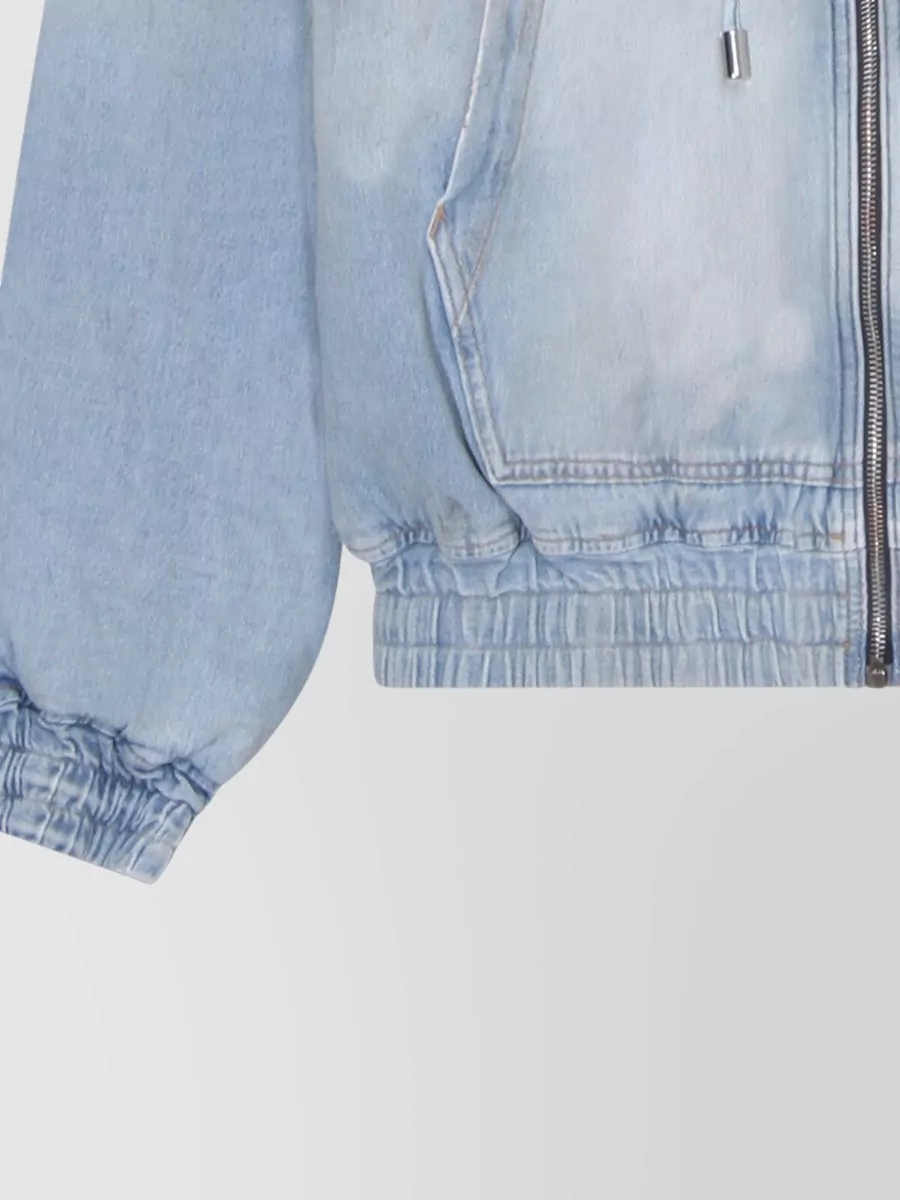 Amiri Hooded Jacket Elastic Cuffs Hem Pockets