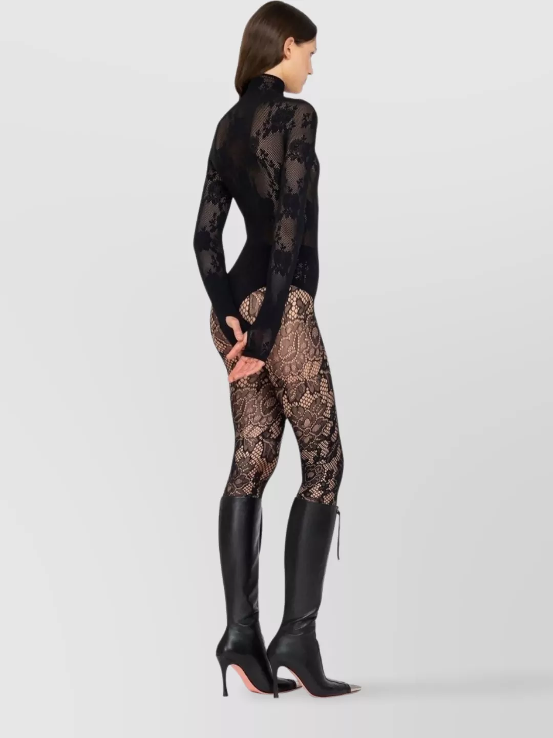 Les Filles D'eva Lingerie Set With Lace And Sheer Fabric