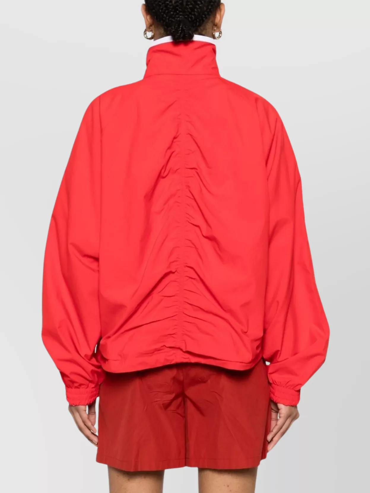 Shop Adidas Originals Logo Cropped Fit Sweatshirt With Side Stripes In Red