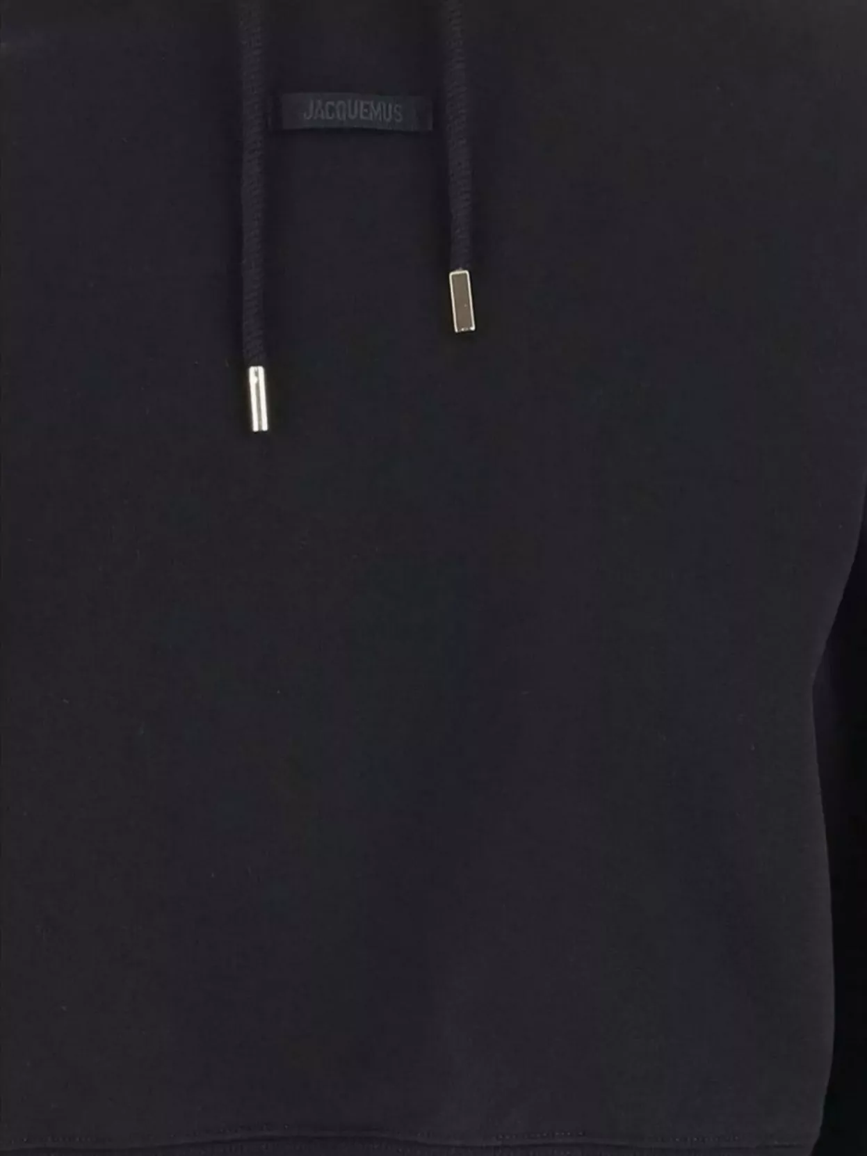 Jacquemus Gros Grain Hoodie With Drawstring In Blue