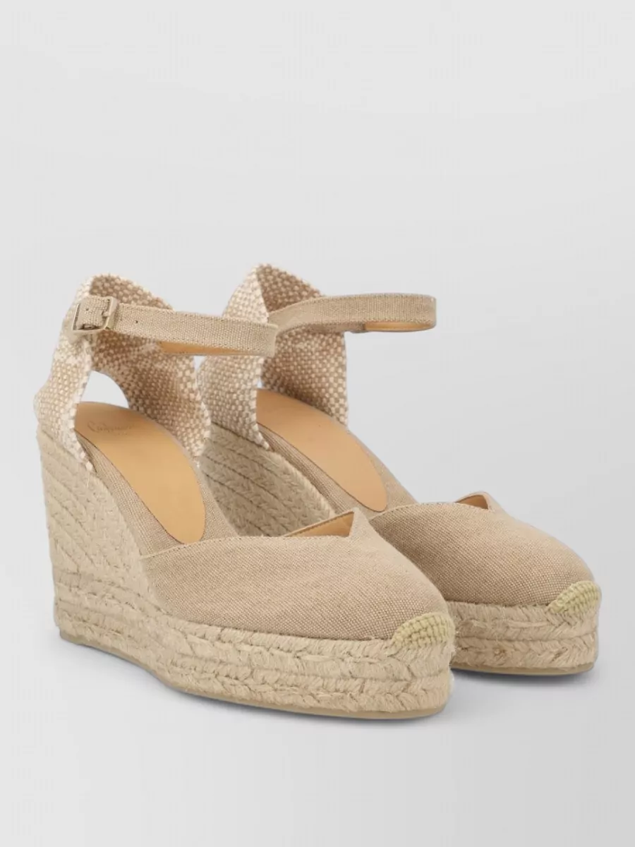 Castaner Canvas Espadrille Wedges