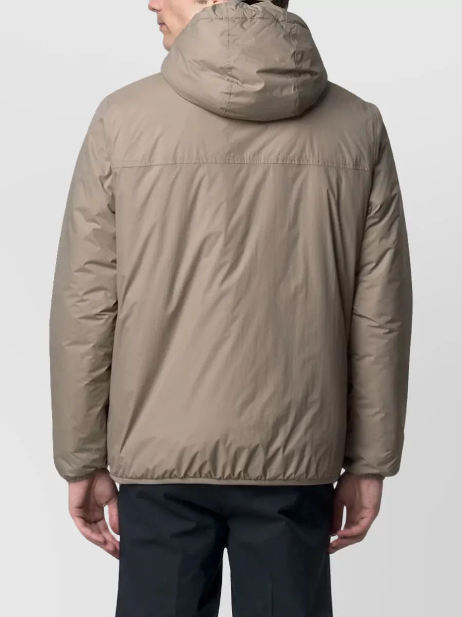 K-Way Hooded Puffer Parka Coat