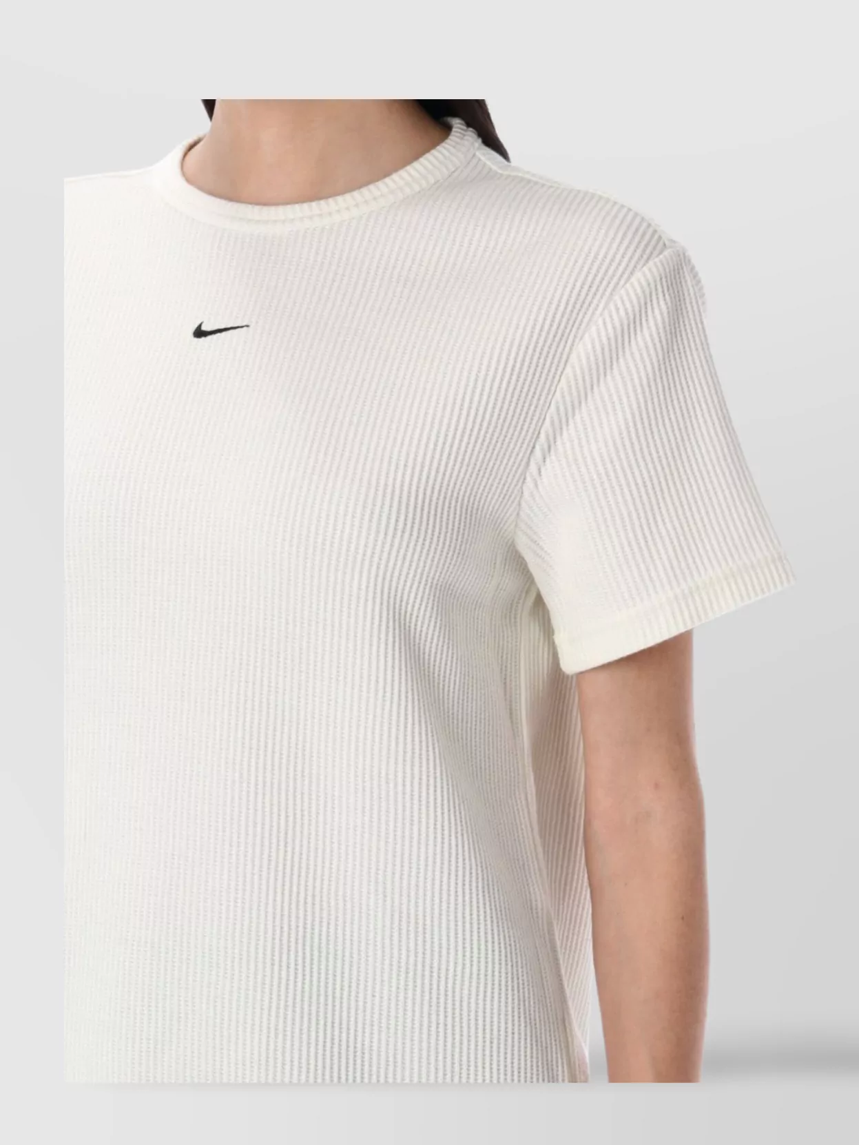 Nike Waffle Cotton Crew Neck Top