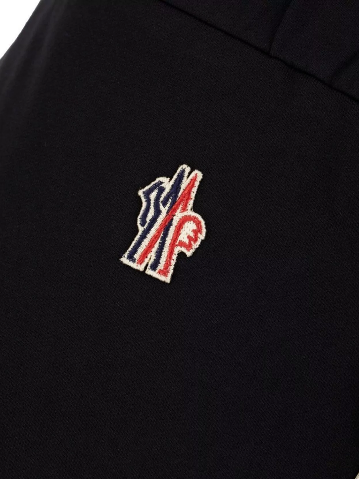 MONCLER STRETCH COTTON BLEND JOGGERS WITH ELASTIC WAISTBAND