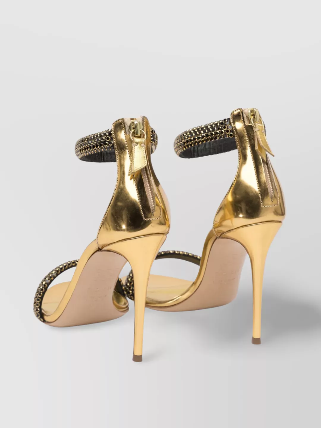 Casadei Sandals High-Heeled Metallic Embellishments