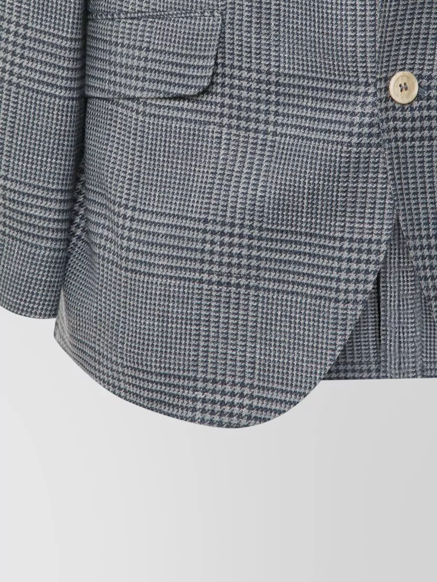 Brunello Cucinelli Tailored Blazer With Front Pockets And Long Sleeves