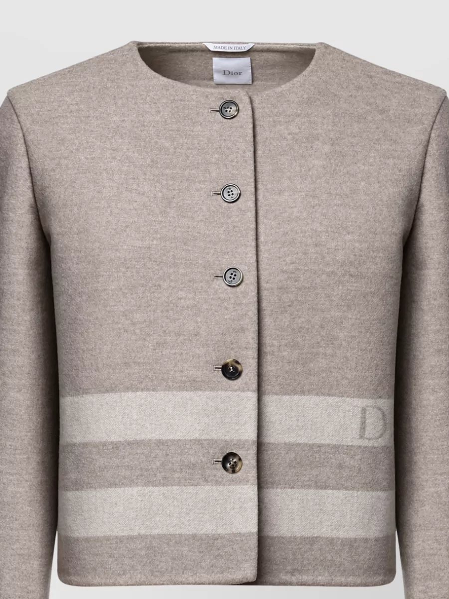 Christian Dior single breasted coat